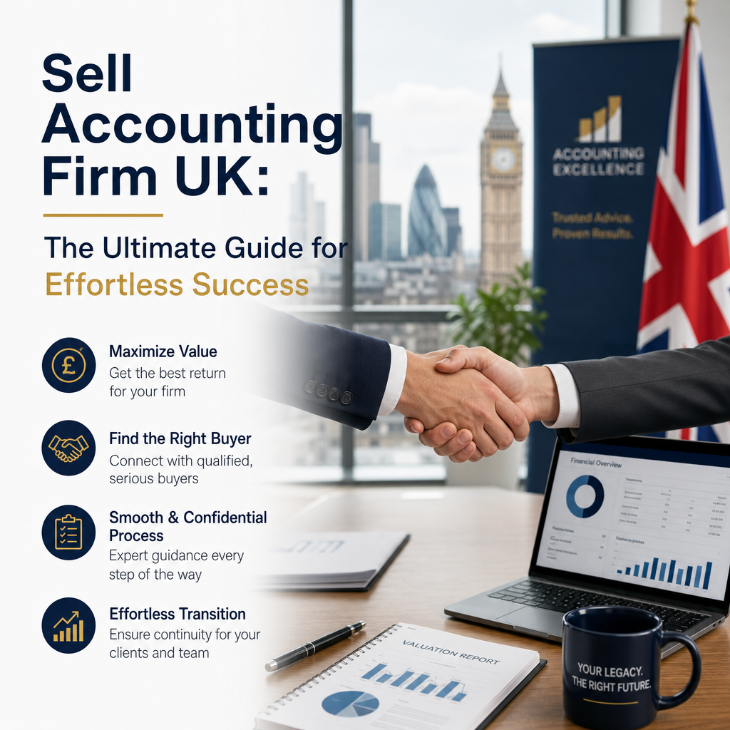 Illustration of Sell Accounting Firm UK: The Ultimate Guide for Effortless Success