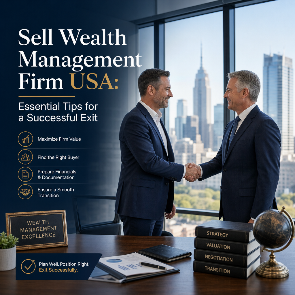 Illustration of Sell Wealth Management Firm USA: Essential Tips for a Successful Exit